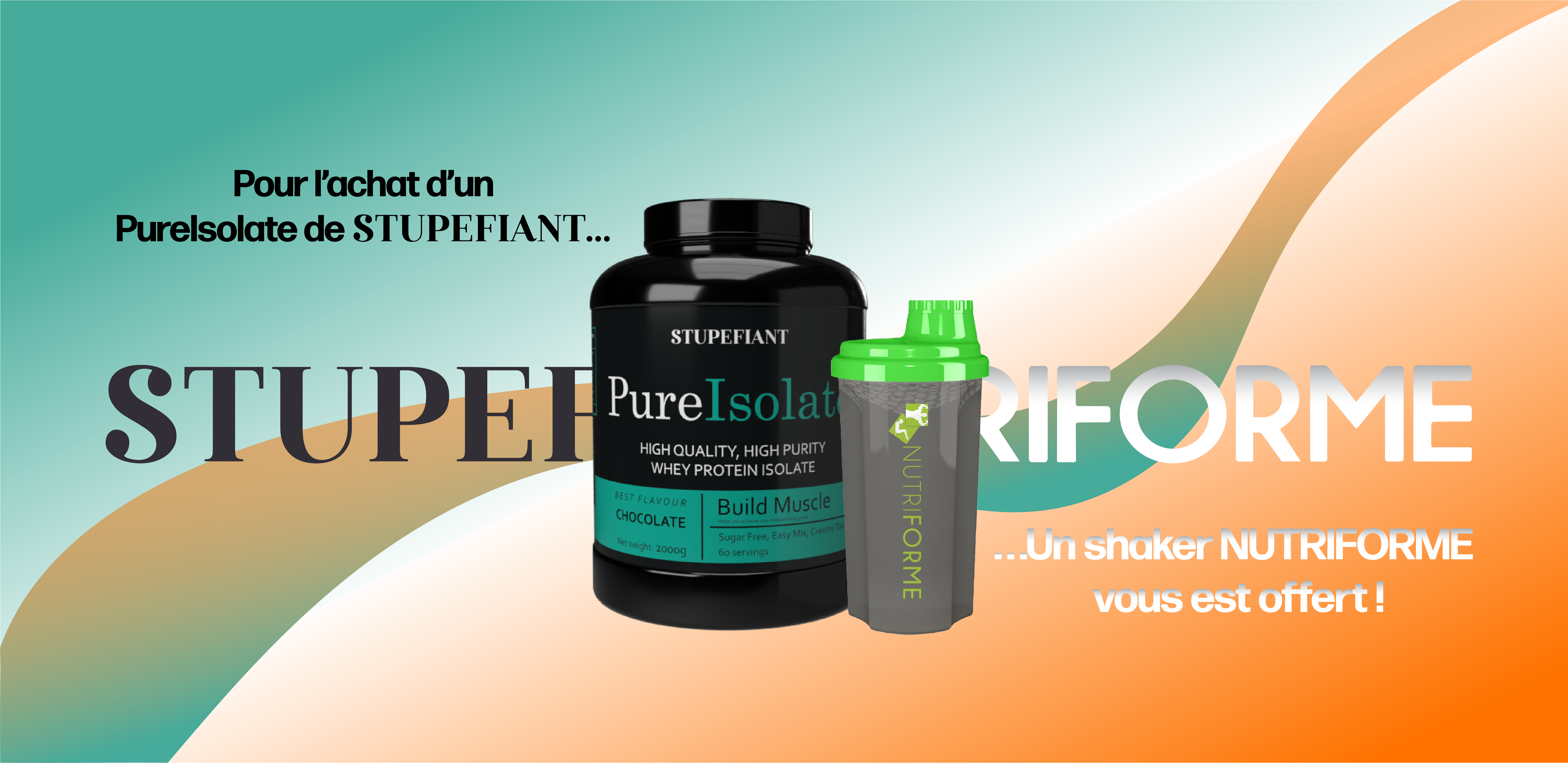 Pomo 1iso stupefiant = 1 shaker nutriforme